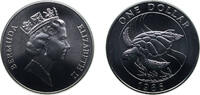 Bermuda 1 Dollar Bermuda British Overseas Territory 1986 1 Dollar - Elizabeth II (WWF; Silver Issue) Silver (.925) (10000) 28.28g BU KM 49a -
