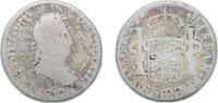 Peru 2 Reales Peru Spanish colony 1817 JP 2 Reales - Fernando VII (2nd type) Silver (.896) Lima Mint 5.74g F KM 115 -