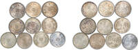 Japan 50 Sen Japan 1930- 1937 50 Sen LOT 10- Shōwa (ASK PRICE FOR LARGE LOT ) Silver (.720) 4.95g AU Y 50 JNDA 01-17 -