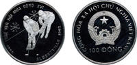 Vietnam 100 Đồng Vietnam Socialist Republic 1990 100 Đồng (Winter Olympics Albertville 1992) Silver (.999) (10000) 16.08g PF KM 32 Schön 92 -