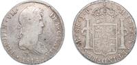 Peru 8 Reales Peru 1815 LIMAE JP 8 Reales - Fernando VII (Colonial Milled Coinage) Silver (.896) Lima Mint (3642000) 27.45g VF KM 117 -