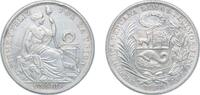 Peru 1 Sol Peru Republic 1894 TF 1 Sol Silver (.900) 24.88g AU KM 196 -