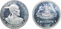 Lesotho 50 Licente Lesotho Kingdom 1966 A 50 Licente - Moshoeshoe II (Independence Attained) Silver (.900) 28.42g UNC KM 4 Schön 4 -