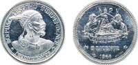 Lesotho 5 Licente Lesotho Kingdom 1966 A 5 Licente - Moshoeshoe II (Independence Attained) Silver (.900) (5000) 2.74g UNC KM 1 Schön 1 -