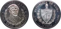 Cuba 10 Pesos Cuba Second Republic 1990 10 Pesos (Juan de la Cosa) Silver (.999) (5000) 31.13g PF KM 266 JMA AAEE410 -