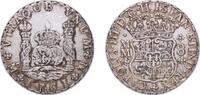 Mexico 8 Reales Mexico Spanish colony 1761 MM 8 Reales - Carlos III Silver (.917) 27.06g XF KM 105 -