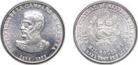 Peru 10 000 Soles Peru Republic 1982 LIMA 10000 Soles de Oro (Andrés A. Câceres 1/2oz) Silver (.925) (100000) 17.36g UNC KM 286 -