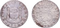 Mexico 8 Reales Mexico Spanish colony 1753 MF 8 Reales - Fernando VI Silver (.917) Mexico City Mint 27g XF KM 104 -