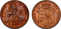 Belgium 1 Centime Belgium Kingdom Leopold II 1874 1 Centime French text -