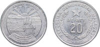 Madagascar 20 Ariary Madagascar Second Republic 1978 20 Ariary (motto A) Copper-nickel (8001000) 12g UNC KM 14b -