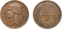 France NULL France Third Republic 1878 Medal - Exposition Universelle 1878 Paris Bronze 15.2g XF VG 3914 -