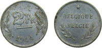 Belgium 2 Francs Belgium Allied Occupation 1944 2 Francs Zinc clad steel Philadelphia mint 2.75g AU KM133 Mor501 LABFM-121 Schön95 -