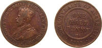 Australia ½ Penny Australia Commonwealth 1919 ½ Penny - George V Bronze Sydney Mint (3326000) 5.67g VF KM 22 Schön 13 -