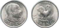 Malawi 6 Pence Malawi Republic 1964 6 Pence Nickel brass (14800000) 2.79g BU KM 1 Schön 2 -