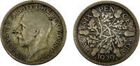 Great Britain 6 Pence Great Britain United Kingdom George V 1929 6 Pence 4th coinage -