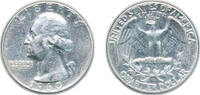 United States ¼ Dollar United States Federal republic 1960 ¼ Dollar Washington Silver Quarter Silver (.900) 6.25g VF KM 164 Schön 168 -