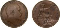 Great Britain ½ Penny Great Britain United Kingdom 1910 ½ Penny - Edward VII Bronze Royal Mint (Tower Hill) (10769900) 5.55g VF KM 793 Sp 3991 Sp 3991 -