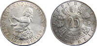 Austria 25 Schilling Austria Second Republic 1963 25 Schilling 300th Anniversary of birth of Prince Eugen -