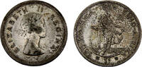 South Africa 1 Shilling South Africa Elizabeth II 1954 1 Shilling 1st portrait -