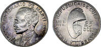 Cuba 25 Centavos Cuba First Republic 1953 25 Centavos 100th Anniversary of José Martí birthdate -