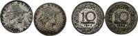 Austria 10 Groschen Austria First Republic 1925, 1929 10 Groschen 2 Lots -