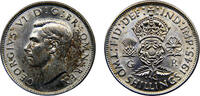 Great Britain 2 Shillings Great Britain United Kingdom George VI 1945 2 Shillings -