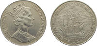 Isle of Man 1 Crown Isle of Man British dependency Elizabeth II 1989 1 Crown 200th Anniversary of Mutiny on the Bounty -