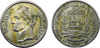 Venezuela 2 Bolivares Venezuela United States 1945 (1947) 2 Bolivares -