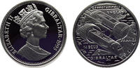 Gibraltar 14 ECUs Gibraltar British colony Elizabeth II 1993 PM 14 ECUs Euro Tunnel -