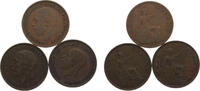 Great Britain ½ Penny Great Britain United Kingdom George V ½ Penny 3 Lots, smaller portrait -