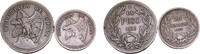 Chile 20 Centavos & 1 Peso Chile Republic 1933 So 20 Centavos & 1 Peso 2 Lots 4.3g/10g -