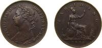 Great Britain 1 Farthing Great Britain United Kingdom 1881 1 Farthing - Victoria (2nd portrait; 2nd type) Bronze Royal Mint (Tower Hill) (3494600) 2.80g -