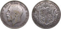 Great Britain 1/2 Crown Great Britain United Kingdom George V 1923 1/2 Crown 2nd type 14g -