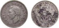 South Africa 3 Pence South Africa Union George VI 1950 3 Pence 1.4g -