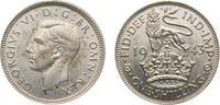 Great Britain 1 Shilling Great Britain United Kingdom George VI 1943 1 Shilling English crest 5.66g -