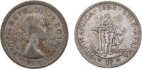South Africa 1 Shilling South Africa Union Elizabeth II 1954 1 Shilling 1st portrait 5.6g -