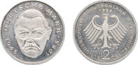 Germany 2 Deutsche Mark Germany Federal Republic of Germany 1998 J 2 Deutsche Mark (Ludwig Erhard) Copper-nickel clad nickel Hamburgische Münze Mint (70 -