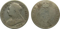 Great Britain ½ Crown Great Britain United Kingdom 1900 ½ Crown - Victoria (3rd portrait) Silver (.925) Royal Mint (Tower Hill) 14.14g VF KM782 Sp3938 -