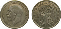 Great Britain ½ Crown Great Britain United Kingdom 1928 ½ Crown - George V (4th type) Silver (.500) 14.14g VF KM835 Sp4037 -