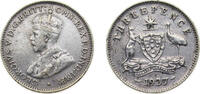 Australia 3 Pence Australia Commonwealth 1927 3 Pence - George V Silver (.925) Royal mint (Tower Hill) (6720000) 1.41g VF KM24 -