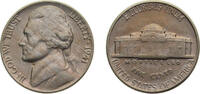 United States 5 Cents United States Federal republic 1941 5 Cents Jefferson Nickel (1st portrait) Copper-nickel Philadelphia mint (203265000) 5g AU -