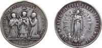 Italy NULL Italy Papal States Italian states 1854 Medal - Maria Mount Removed Silver Rome Mint 12.7g VF -