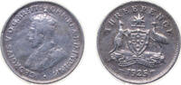 Australia 3 Pence Australia Commonwealth 1925 3 Pence - George V Silver (.925) (4347000) 1.41g VF KM 24 -