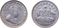 Australia 3 Pence Australia Commonwealth 1910 3 Pence - Edward VII Silver (.925) Royal Mint (Tower Hill) (4000000) 1.41g VF KM 18 -