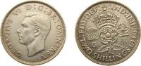 Great Britain 2 Shillings Great Britain United Kingdom 1946 2 Shillings - George VI (with 'IND:IMP') Silver (.500) (22910000) 11.31g XF KM 855 Sp 4081 -