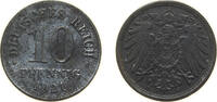 Germany 10 Pfennig Germany Weimar Republic 1921 10 Pfennig (type 2 - small shield; without mintmarks) Zinc (319333998) 3.226g VF KM 26 AKS 14 J 299 -