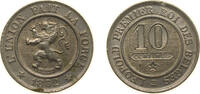 Belgium 10 Centimes Belgium Kingdom 1862 10 Centimes - Léopold I Copper-nickel (75% Copper, 25% Nickel) Brussels Mint (15129027) 4.5g UNC KM 22 LA B -