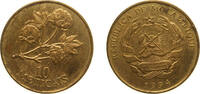 Mozambique 10 Meticais Mozambique Republic 1994 10 Meticais Brass clad steel Royal Mint 5.2g UNC KM 117 -