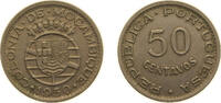 Mozambique 50 Centavos Mozambique Portuguese colony 1950 50 Centavos Nickel brass (20000000) 4.5g AU KM 76 Schön 16 -