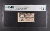 COLOMBIA 20 CENTAVOS 1900 BANCO NACIONAL. PMG 65 EPQ 1,266.55 元  ＋  134.90 元 运费